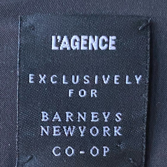 NWOT L'AGENCE Gray V-Neck Sheath Midi Dress - Picture 6 of 6